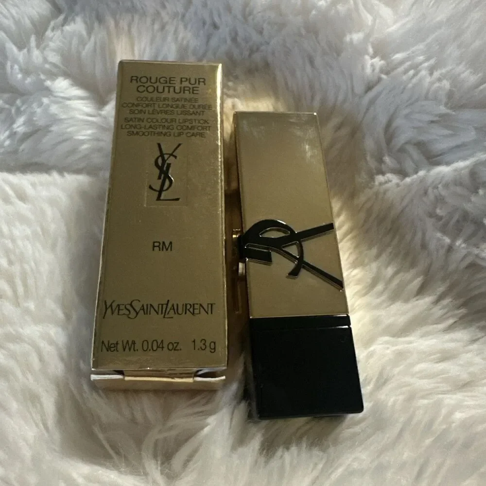 Yves Saint Laurent Rouge Pur Couture Lipstick in RM ROUGE Muse MINI 1.3g NIB